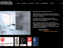 Tablet Screenshot of dusalux.gr